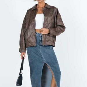 NWOT Kenny Bomber Chocolate.
